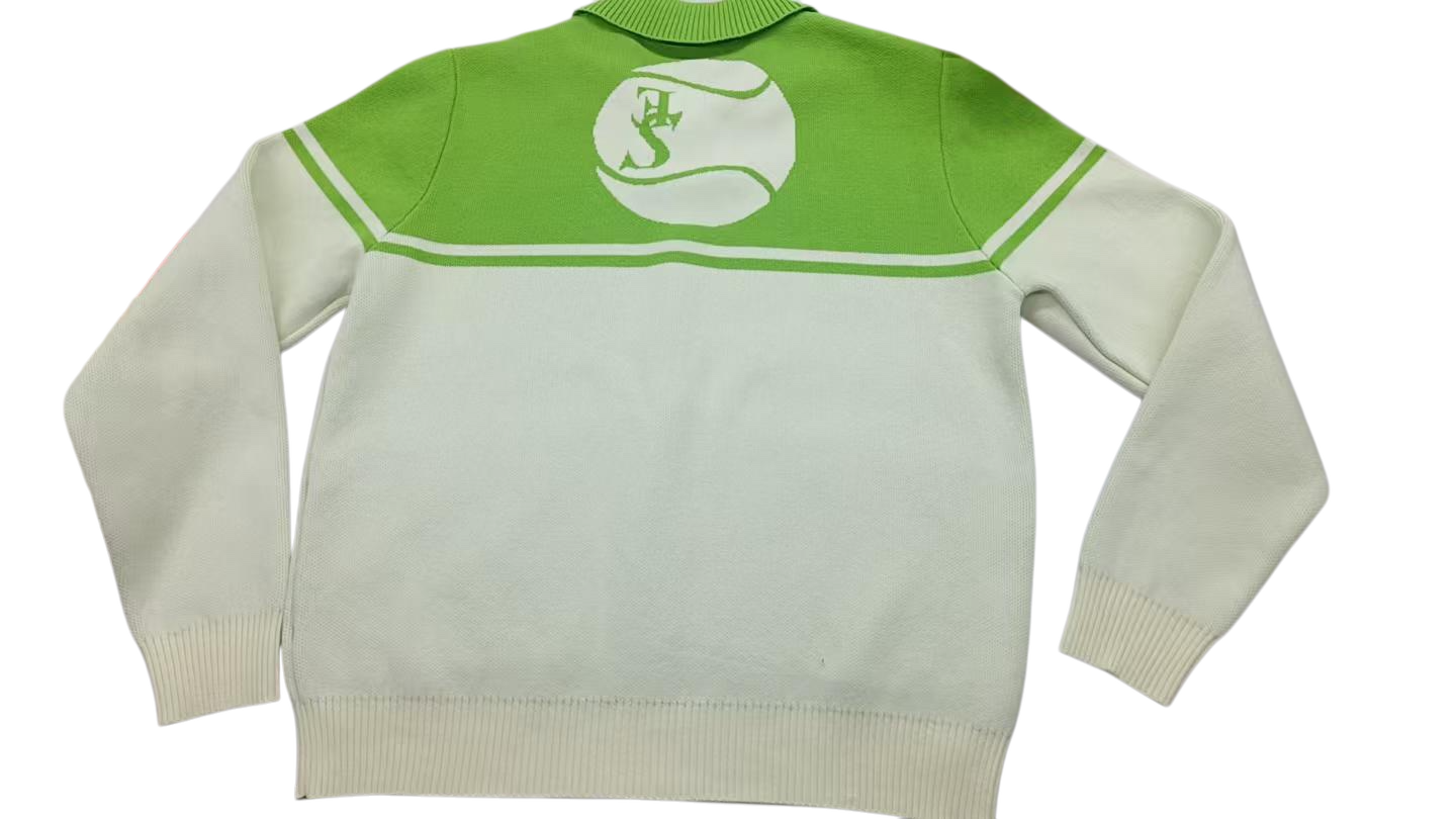 GREEN TENNIS TRACK JACKET