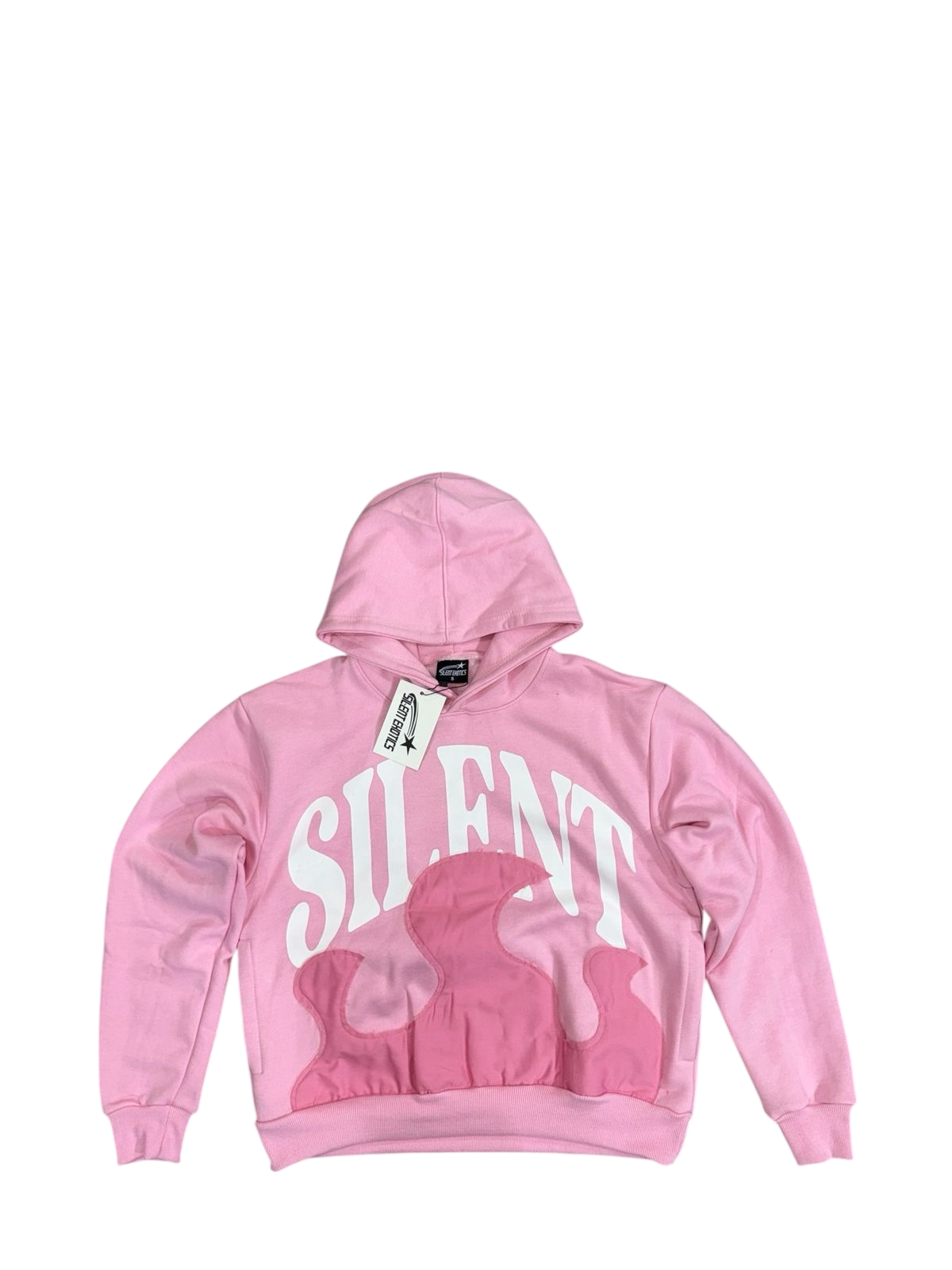 PINK SILENT WAVE HOODIE