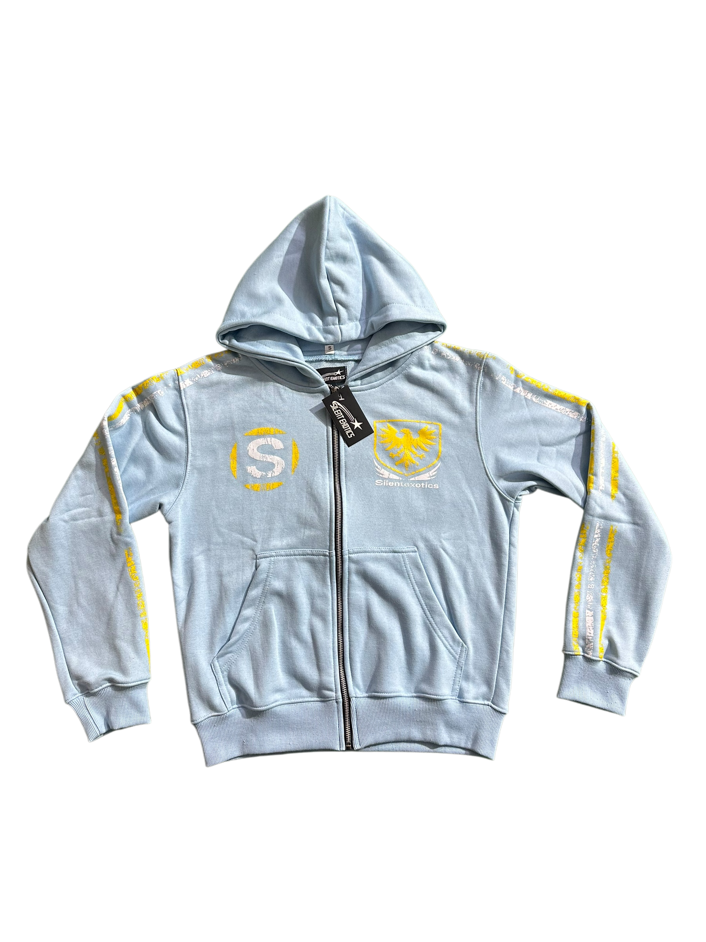 SILENT EAGLE HOODIE SKY BLUE