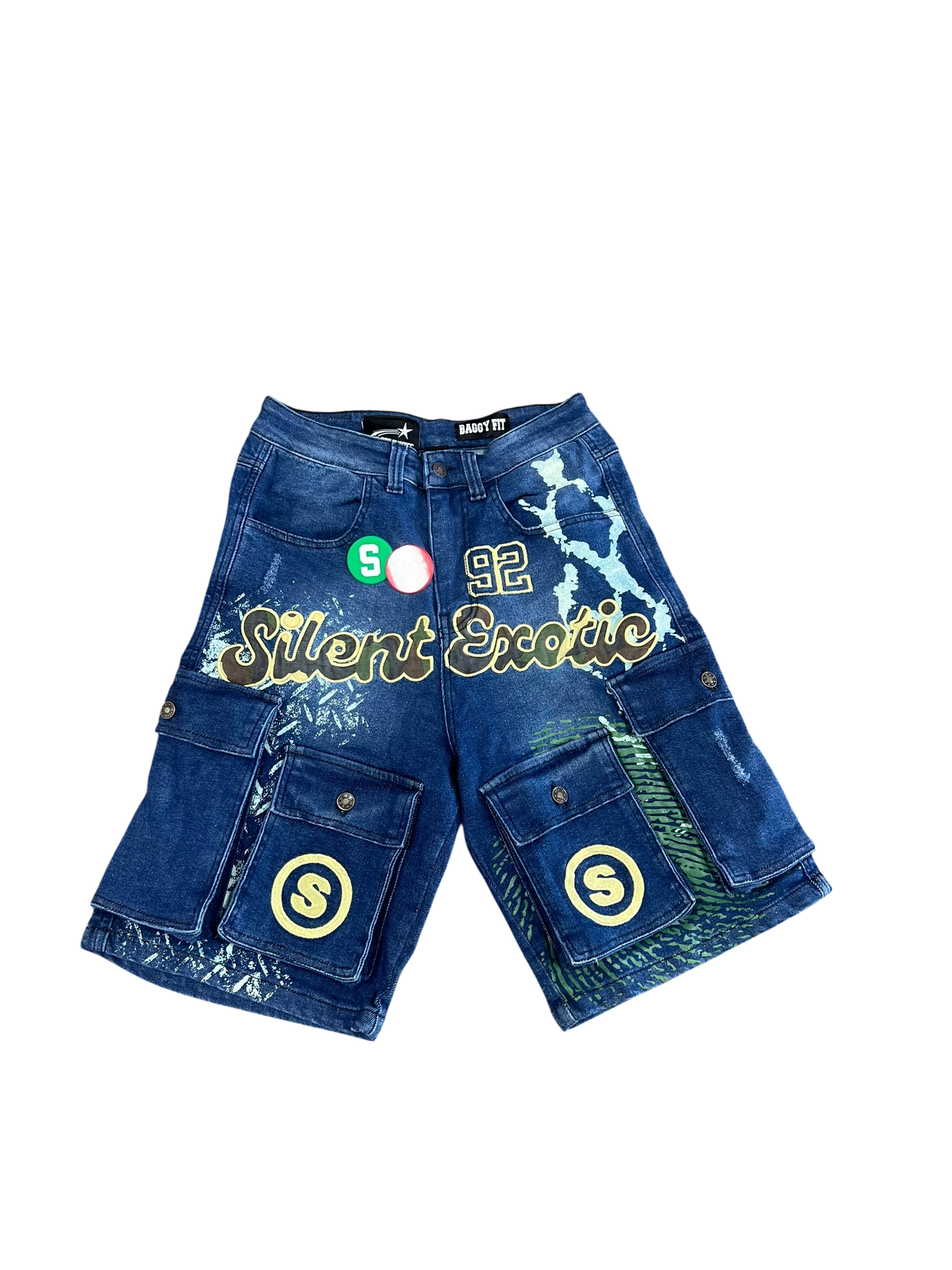 92  SILENT BLUE JORTS