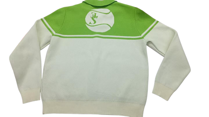 GREEN TENNIS TRACK JACKET