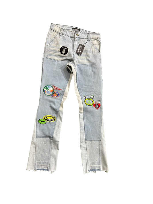 LA LIGHT DINEM PATCH JEAN