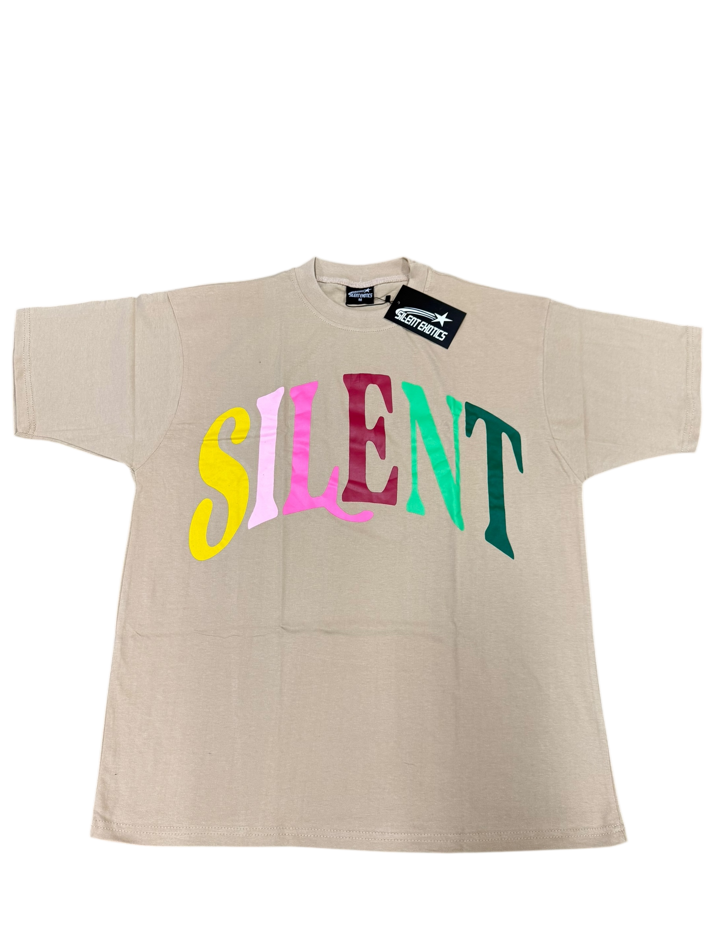TAN SILENT TEE
