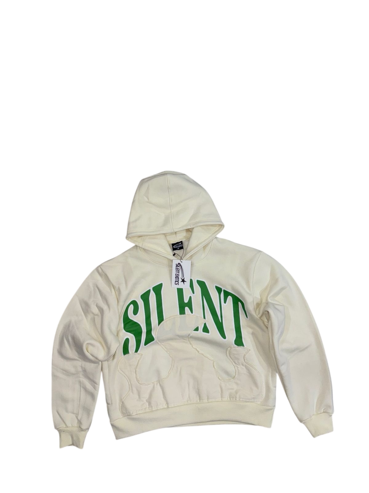 GREY SILENT WAVE HOODIE