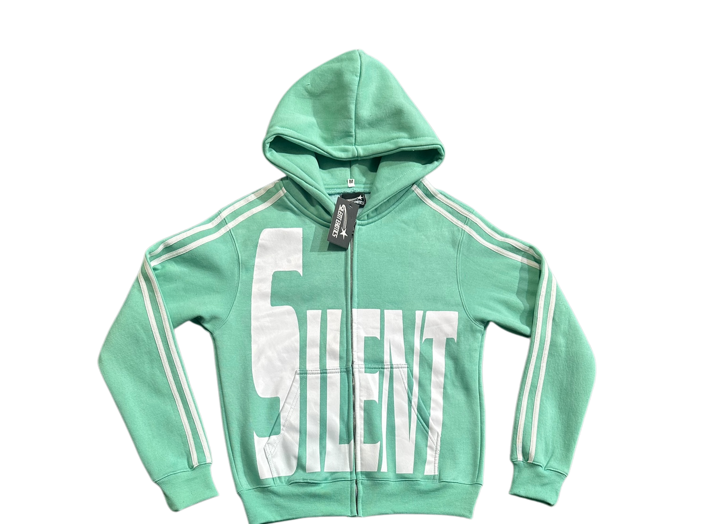 GREEN SILENT HOODIE