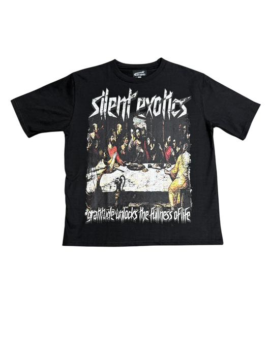 BLACK LAST DINNER TEE