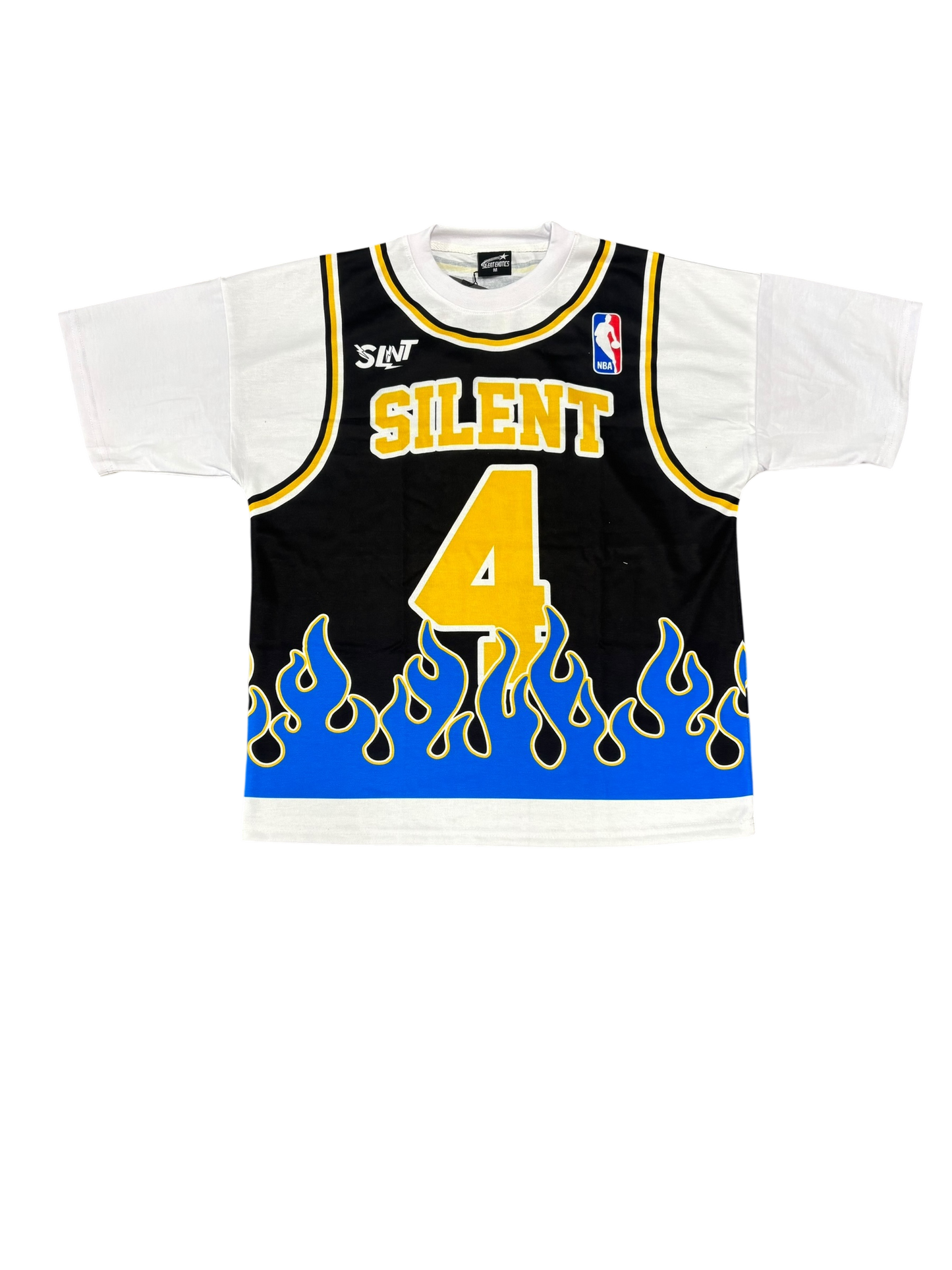 SILENT BLACK BBALL TEE