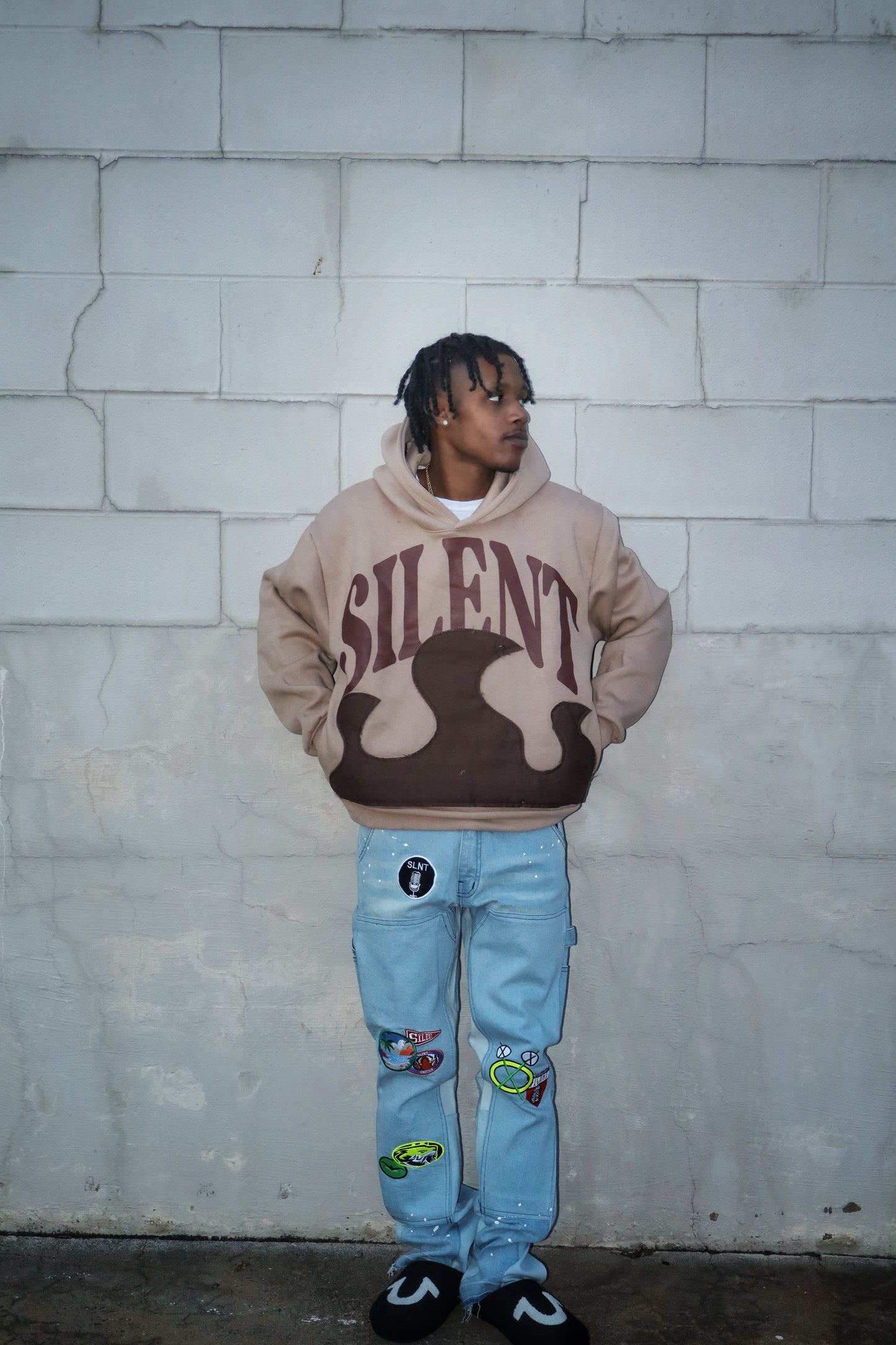 SAND SILENT WAVE HOODIE