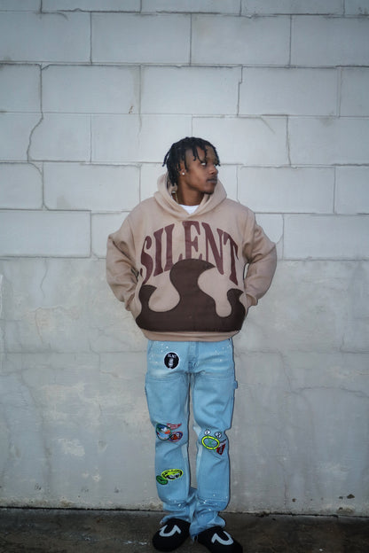 SAND SILENT WAVE HOODIE