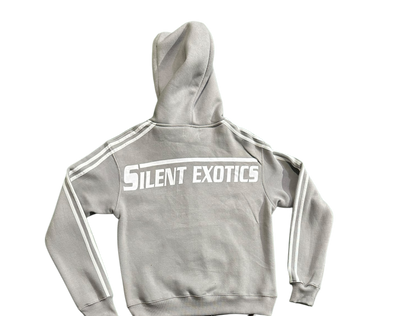 GREY SILENT HOODIE