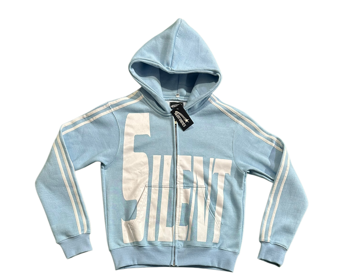 BLUE SILENT HOODIE