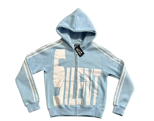 BLUE SILENT HOODIE
